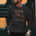 Dad Of The Wild One Cowboy Western Rodeo Party Matching Men Sweatshirt