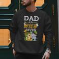 Dad Of The Wild Seven Animal Safari 7th Birthday Party Men Sweatshirt Dad Of The Wild Seven Animal Safari 7th Birthday Party Men Sweatshirt