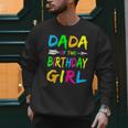 Dada Of The Birthday Girl Retro 80's Party Shirt Men Sweatshirt