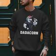 Dadacorn Unicorn Dad Papa Father's Day Daughter Men Sweatshirt