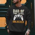 Daddy Again Leveled Up To Dad Of 2 Gamer Dad Level Unlocked Men Sweatshirt Daddy Again Leveled Up To Dad Of 2 Gamer Dad Level Unlocked Men Sweatshirt