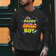 Daddy Of The Birthday Astronaut Boy Outer Space Theme Party Men Sweatshirt