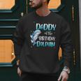 Daddy Of The Birthday Dolphin Family Matching Party Squad Men Sweatshirt