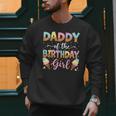 Daddy Of The Birthday Girl Ice Cream Lover Party Men Sweatshirt