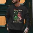 Daddy Of The Birthday Girl Pink And Green Family Matching Men Sweatshirt