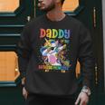 Daddy Of The Birthday Princess Girl Dabbing Unicorn Dad Men Sweatshirt Daddy Of The Birthday Princess Girl Dabbing Unicorn Dad Men Sweatshirt