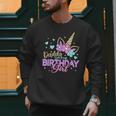Daddy Of The Birthday Princess Girl Dad Unicorn Bday Party Men Sweatshirt