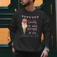 Daddy Dad Ice Cream Third Birthday Three Scoops Of Fun Men Sweatshirt
