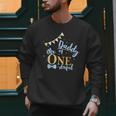 Daddy Of Mr One-Derful Party Blue-Gold Dad Boy 1st Birthday Men Sweatshirt