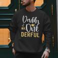 Daddy Of Mr Onederful 1st Birthday First One-Derful Matching Men Sweatshirt