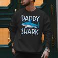 Daddy SharkShirt Fathers Day Family Matching Dad Men Sweatshirt