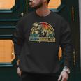 Daddysaurus Rex Dinosaur Daddy Saurus Rex Family Matching Men Sweatshirt