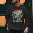 DaddysaurusRex Dinosaur Daddy Saurus Family Matching Men Sweatshirt