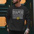 Diaper Changer Duty Expecting Baby New Dad Mom Men Sweatshirt