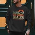 Dog Fathers Day Fur Dad The Man The Myth The Snack Dealer Men Sweatshirt