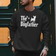 The Dogfather Tee Dad Dog Lover Chihuahua Men Sweatshirt
