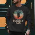 Doodle Dog Vintage Doodle Dad Small Men Sweatshirt