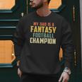 Fantasy Football Dad Champion Vintage Draft Party Men Sweatshirt