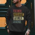 Father Husband Farmer Legend Vintage Dad Father's Day Men Sweatshirt Father Husband Farmer Legend Vintage Dad Father's Day Men Sweatshirt
