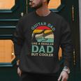 Fathers Day Guitar Dad For Guitarist Music Lover Dad Men Sweatshirt