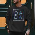 Father's Day For New Dad Dada Him Papa Tie Dye Dada Small Men Sweatshirt