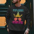 Fathers Day I Wear A Unicorn Shirt Dadacorn Men Sweatshirt