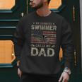 My Favorite Swimmer Calls Me Dad Fathers Day Men Sweatshirt