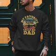 My Favorite Trumpet Player Calls Me Dad Father Vintage Men Sweatshirt