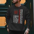 Firefighter Husband Father Fireman For Dad Men Sweatshirt