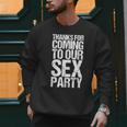 Gender Reveal Mum Dad Party Men Sweatshirt