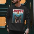 German Shepherd Jowls Hamburger GSG Dog Mom Dog Dad Men Sweatshirt