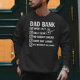 Girl Father's Day Daddy & Dad Of Girls Outnumbered Men Sweatshirt