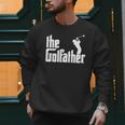 The GolfFather Golf Father God Father Dad Golfer Men Sweatshirt
