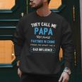 Grandpa Papa Partner In Crime Dad Men Sweatshirt