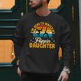 Gymnastics Mom Dad I'm Here To Watch My Flippin' Daughter Men Sweatshirt