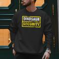 Halloween Adult Costume Dinosaur Security Dad Mom Men Sweatshirt