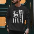 Heeler Dad Flag Vintage Blue Red Cattle Dog Patriot Men Men Sweatshirt