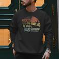 Hooked On Being Dad Fishing Dad Father's Day Men Sweatshirt