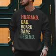 Husband Dad Board Game Night Legend Father Vintage Men Sweatshirt