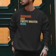 Husband Dad Firepit Master Hero Men Sweatshirt