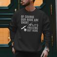 Ice Fishing Art For Men Dad Father Ice Fishing Lover Men Sweatshirt