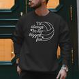 I'Ll Always Be Her Biggest Fan Cool Volleyball Mom Dad Coach Men Sweatshirt
