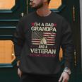 I'm a Dad Grandpa And a Veteran Nothing Scares Me Men Sweatshirt