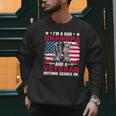 I'm A Dad Grandpa And Veteran Papa Grandpa Fathers Day Men Men Sweatshirt