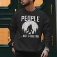 Introvert Bigfoot People Not A Big Fan Dad Joke Men Sweatshirt