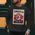 Japanese Art Corgi Dog Mom Dad Men Sweatshirt