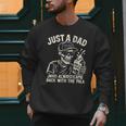 Just A Dad Who Always Came Back With The Milk Shirt Skeleton Men Sweatshirt Just A Dad Who Always Came Back With The Milk Shirt Skeleton Men Sweatshirt