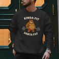 Kinda Fit Sorta Fat Gym Dad BOD Workout Apparel Men Sweatshirt