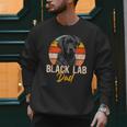 Lab Dad Retro Black Labrador Owner Men Sweatshirt