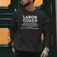 Labor Coach Delivery Checklist For New Dads Men Sweatshirt